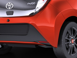 Toyota Aygo 2018 vray Modelo 3D