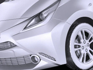 Toyota Aygo 2018 vray 3D Model