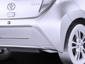Toyota Aygo 2018 vray Modelo 3D