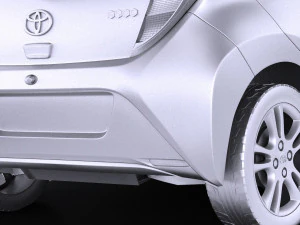 Toyota Aygo 2018 vray 3D Model