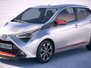 Toyota Aygo 2019 3D Model