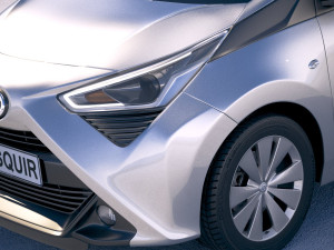 Toyota Aygo 3-door 2019 3D Model