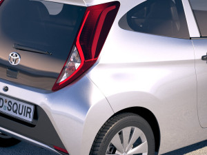 Toyota Aygo 3-door 2019 3D Model