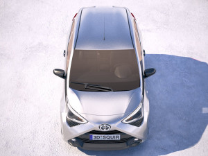 Toyota Aygo 3-door 2019 3D Model