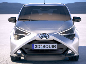 Toyota Aygo 3-door 2019 3D Model