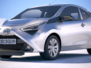 Toyota Aygo 3-door 2019 3D Model