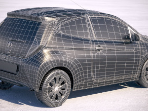 Toyota Aygo 3-door 2019 3D Model