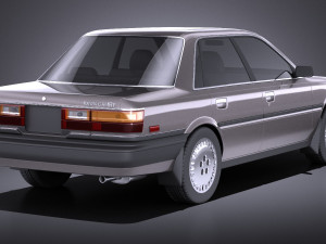 Toyota Camry 1987-1991 vray 3D 모델