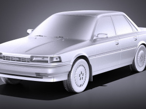 Toyota Camry 1987-1991 vray 3D 모델
