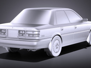 Toyota Camry 1987-1991 vray 3D 모델