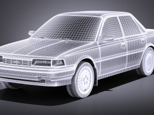 Toyota Camry 1987-1991 vray 3D 모델