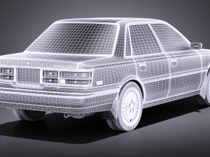 Toyota Camry 1987-1991 vray 3D 모델