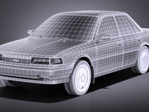Toyota Camry 1987-1991 vray 3D 모델