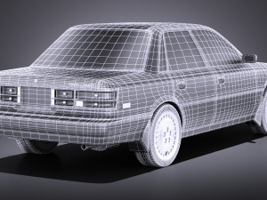 Toyota Camry 1987-1991 vray 3D 모델