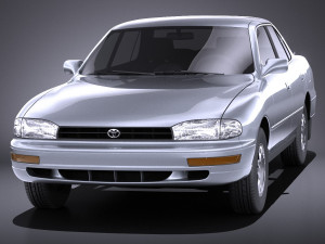 Toyota Camry 1992-1996 vray Model 3D
