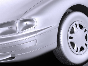 Toyota Camry 1992-1996 vray Model 3D