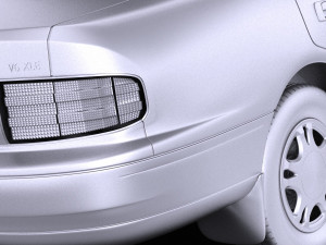Toyota Camry 1992-1996 vray Model 3D