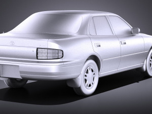 Toyota Camry 1992-1996 vray Model 3D