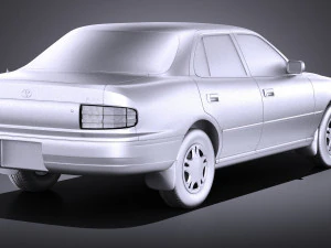 Toyota Camry 1992-1996 vray 3D Model