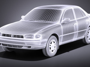 Toyota Camry 1992-1996 vray Model 3D
