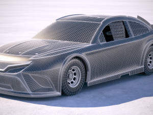 Toyota Camry Nascar 2018 Modello 3D