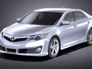 Toyota Camry SE 2013 USA vray 3D Model