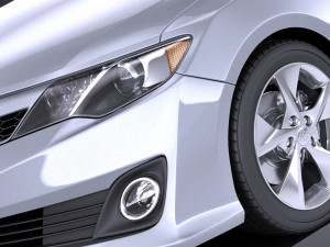 Toyota Camry SE 2013 USA vray 3D Model