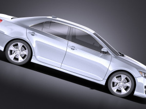 Toyota Camry SE 2013 USA vray 3D Model