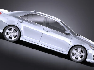 Toyota Camry SE 2013 USA vray 3D Model