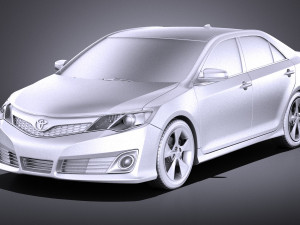 Toyota Camry SE 2013 USA vray 3D Model