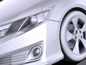 Toyota Camry SE 2013 USA vray 3D Model
