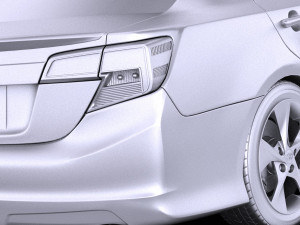 Toyota Camry SE 2013 USA vray 3D Model