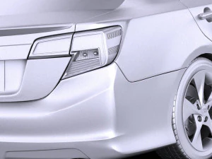 Toyota Camry SE 2013 USA vray 3D Model