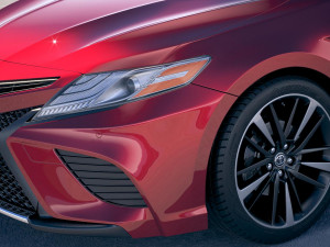 Toyota Camry SE 2018 Modelo 3D