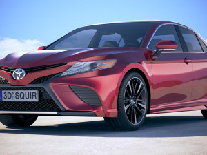 Toyota Camry SE 2018 Modelo 3D