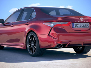 Toyota Camry SE 2018 Modelo 3D
