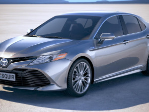 Toyota Camry SE Hybrid 2018 3D Model