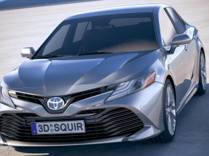 Toyota Camry SE Hybrid 2018 3D-Modell