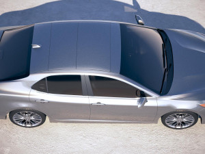 Toyota Camry SE Hybrid 2018 3D-Modell