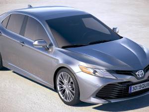 Toyota Camry SE Hybrid 2018 3D-Modell