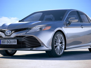 Toyota Camry SE Hybrid 2018 3D-Modell