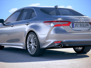 Toyota Camry SE Hybrid 2018 3D-Modell