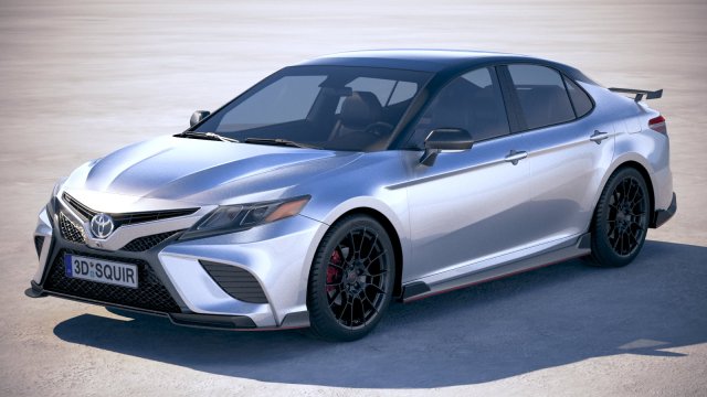 Toyota Camry TRD 2020 3D Model .c4d .max .obj .3ds .fbx .stl .blend 