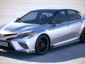 Toyota Camry TRD 2020 Model 3D