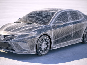 Toyota Camry TRD 2020 3D Model