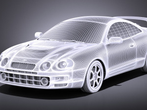 Toyota Celica GT-Four 1993-1999 vray 3D Model