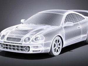 Toyota Celica GT-Four 1993-1999 vray 3D Model
