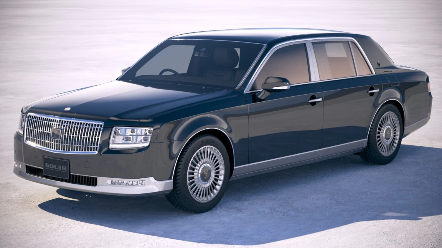 Toyota Century 2018 3D Model .c4d .max .obj .3ds .fbx .stl .blend