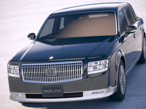 Toyota Century 2018 3D Model