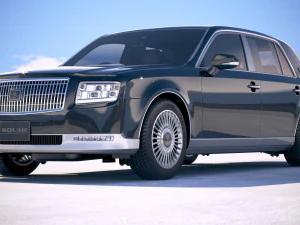 Toyota Century 2018 3D Model